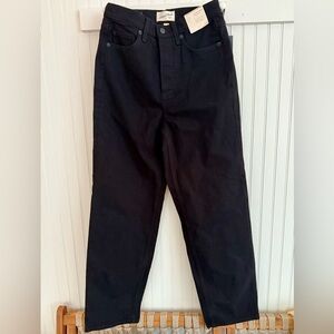 Universal Thread High Waist Black Jeans Size 4 Straight Leg NWT